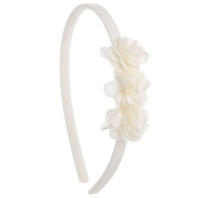 Przejdź do produktu Opaska three peonia chiffon flowers ecru