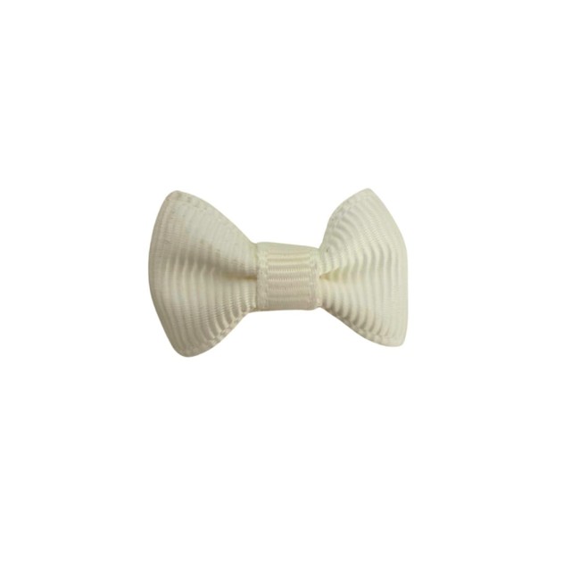 Przejdź do produktu Spinka kokardka dla niemowląt na rzep mini ecru Siena 