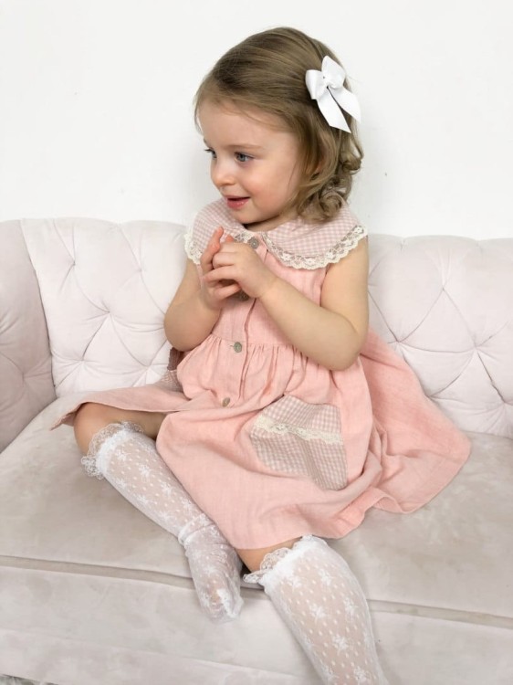 Sukienka retro rossa lace koronka dziecięca