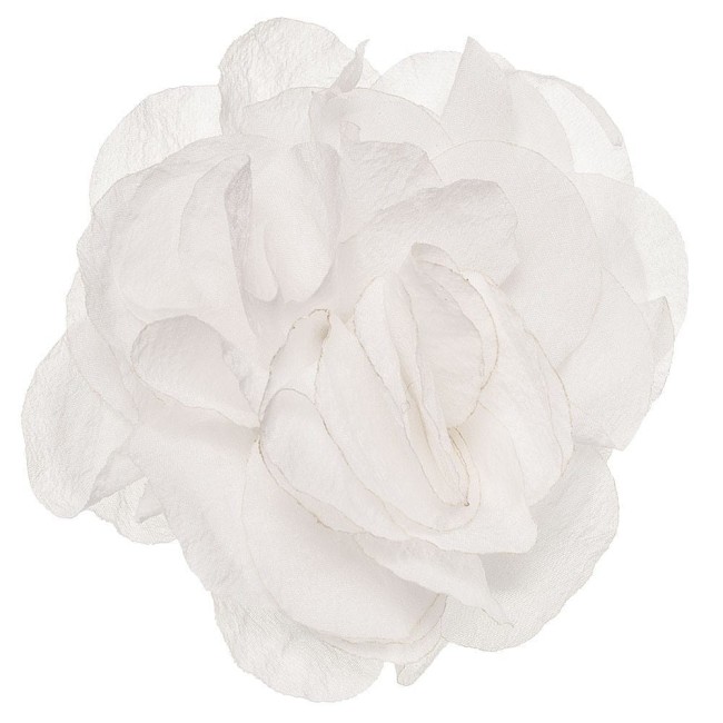 Przejdź do produktu Spinka Siena peonia kwiatek biała