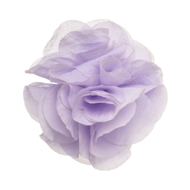 Przejdź do produktu Spinka Siena dla dziewczynki peonia kwiatek fiolet lila