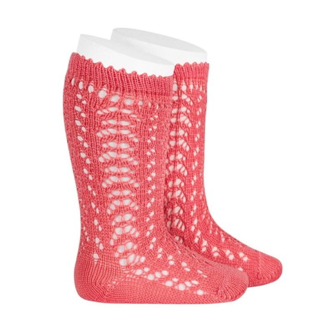 Przejdź do produktu Podkolanówki dziecięce ażurowe Coralline Condor *530
