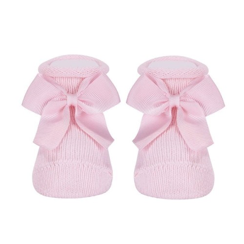 Skarpetki baby warm kokarda różowe Condor *500