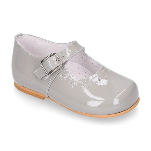 BUTY BALETKI SZARE OKAASPAIN