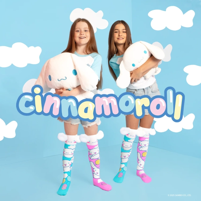 Przejdź do produktu Podkolanówki skarpetki dziecięce Cinnamoroll MADMIA 