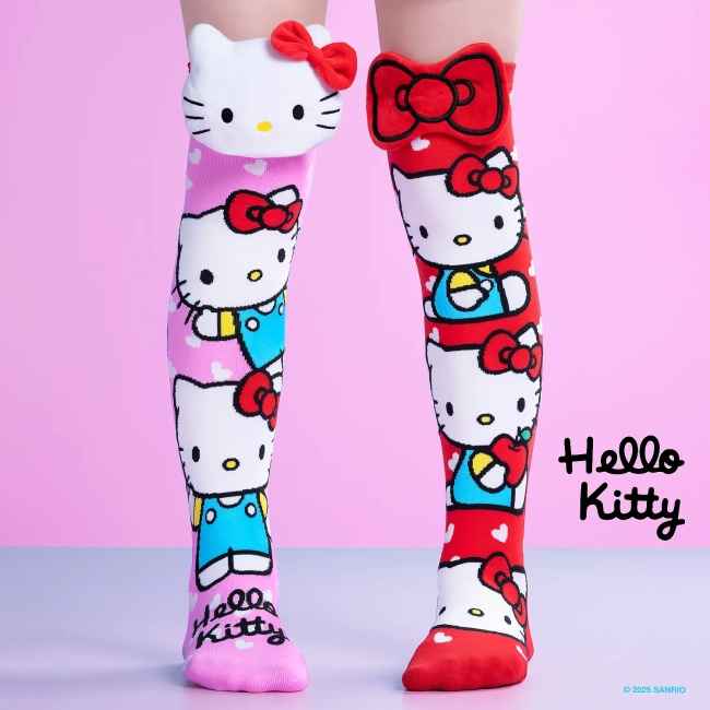 Przejdź do produktu Podkolanówki skarpetki dziecięce Hello Kitty MADMIA 