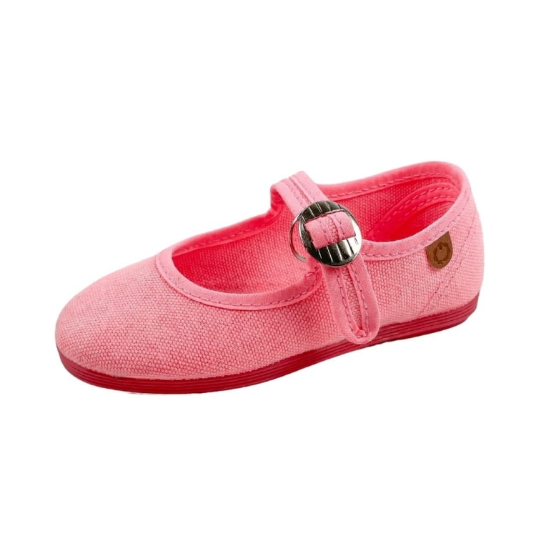 Balerinki mery jane la cadena coral fluor