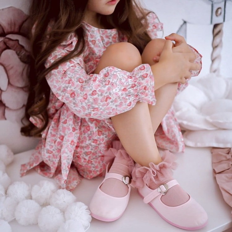 Balerinki mery jane la cadena pink