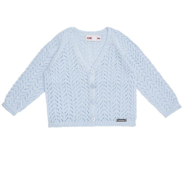 Sweterek ażurowy baby blue Condor *410