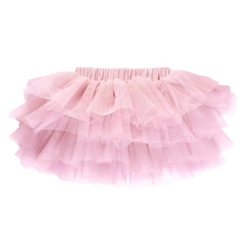 Bloomers tutu brudny róż falbanki tiul Manufaktura