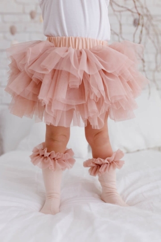 Bloomers tutu wenecki róż falbanki tiul Manufaktura