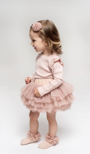 Bloomers tutu wenecki róż falbanki tiul Manufaktura