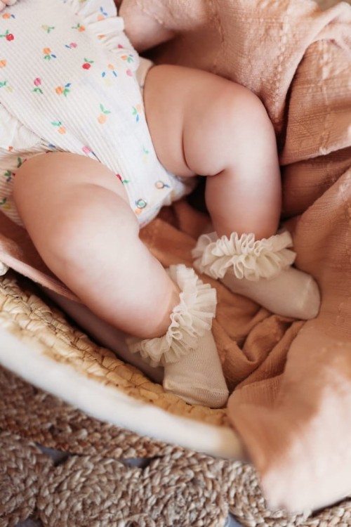 Skarpetki Tiulowe Tutu Beż Mama's Feet