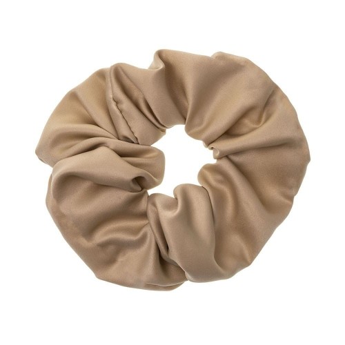 Gumka do włosów scrunchie midi satynowa beż Siena