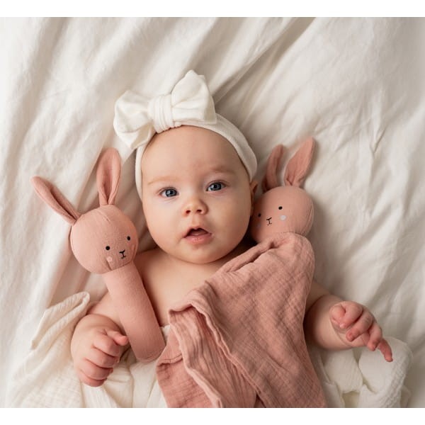 Przejdź do produktu Szmatka przytulanka różowy królik, Jabadabado