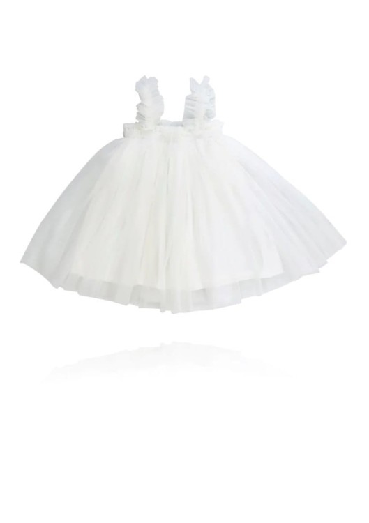 Sukienka tiulowa biała dziecięca WAY TUTU DRESS DOLLY BY LE PETIT TOM