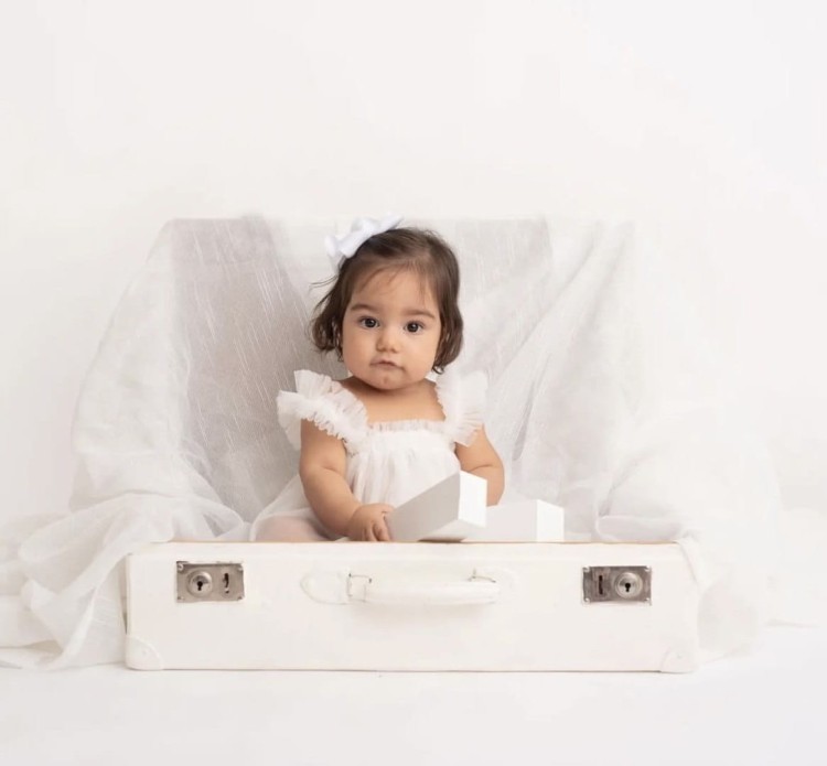 Sukienka tiulowa biała dziecięca WAY TUTU DRESS DOLLY BY LE PETIT TOM