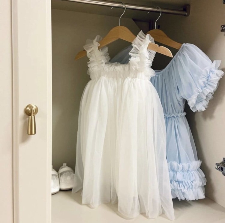 Sukienka tiulowa biała dziecięca WAY TUTU DRESS DOLLY BY LE PETIT TOM