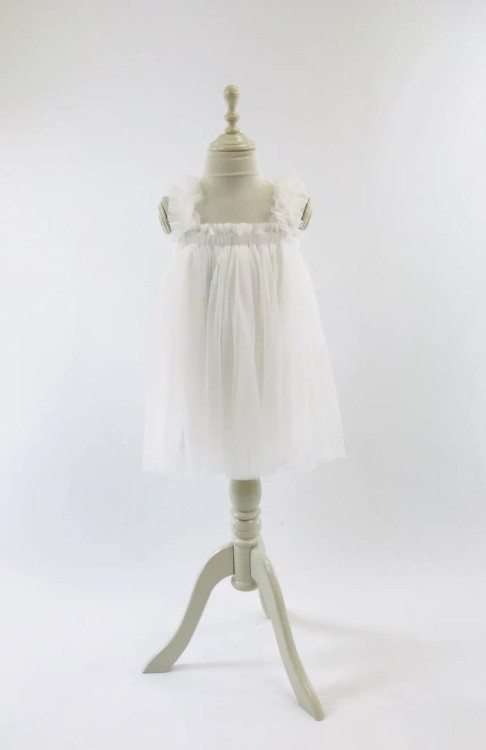 Sukienka tiulowa biała dziecięca WAY TUTU DRESS DOLLY BY LE PETIT TOM