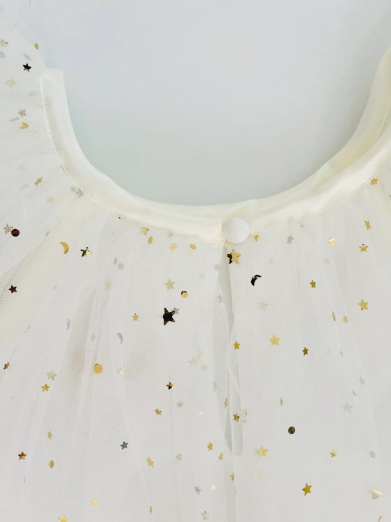 Sukienka tiulowa biała dziecięca STARS &amp; MOON DOLLY BY LE PETIT TOM