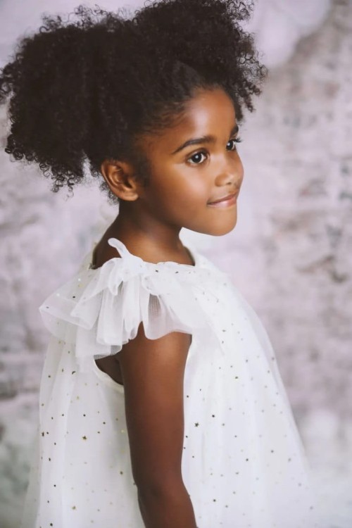 Sukienka tiulowa biała dziecięca STARS &amp; MOON DOLLY BY LE PETIT TOM