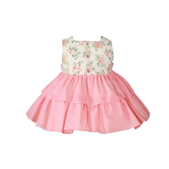 Przejdź do produktu Sukienka falbanki Miranda flowers dziecięca bawełniana kwiatki roczek