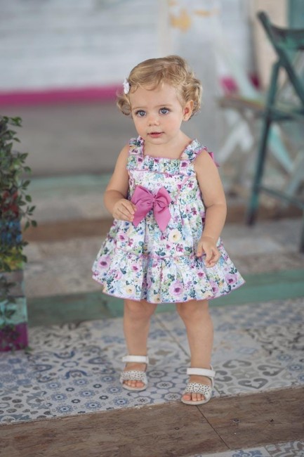 Przejdź do produktu SUKIENKA BABY FLOWERS MIRANDA BLOOMERS