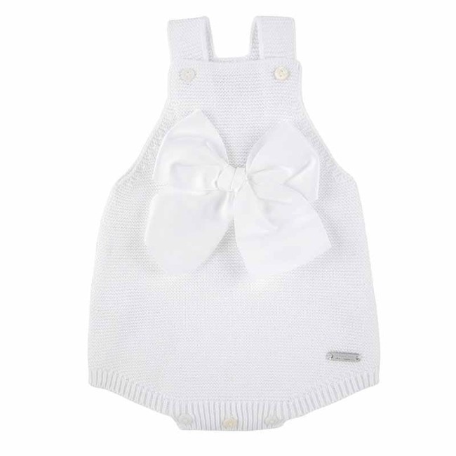 Przejdź do produktu Rampers bawełniany Condor kokarda biały *200