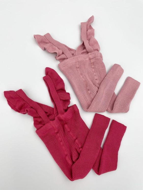 Legginsy na szelkach falbanki carmine wings Condor *521