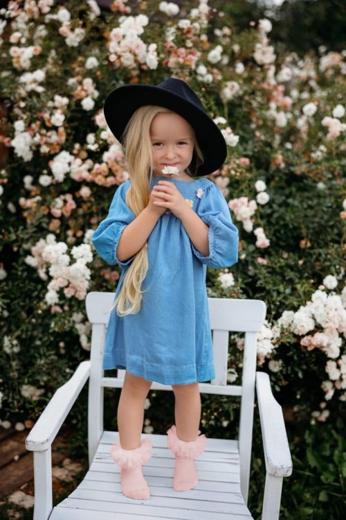 Skarpetki Tiulowe Tutu Różowe Mama's Feet