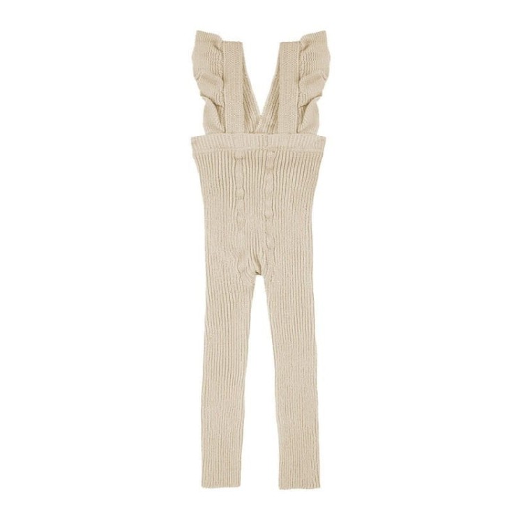Legginsy na szelkach falbanki linen wings Condor *304