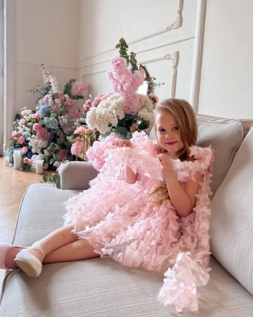 Przejdź do produktu Sukienka motylkowa różowa BABYDOLL kokardy