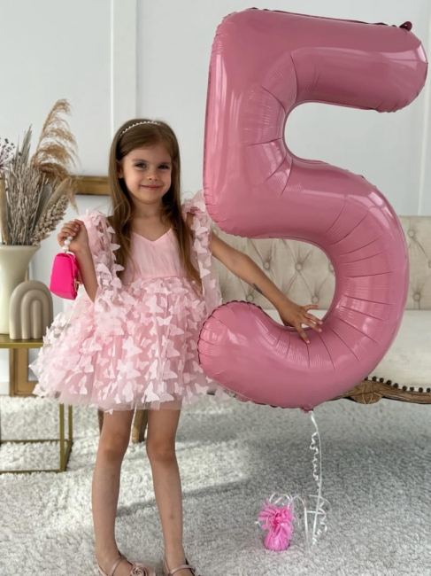 Przejdź do produktu Sukienka motylkowa różowa BABYDOLL kokardy