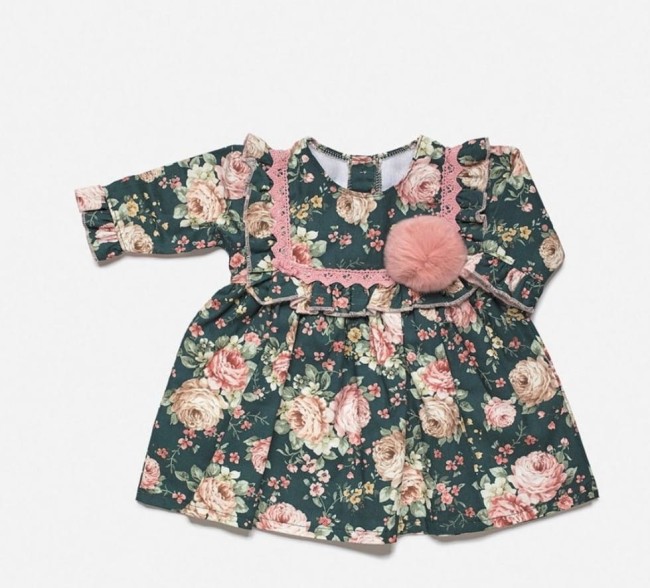 Przejdź do produktu Sukienka dla dziewczynki kwiaty FLORES Juliana