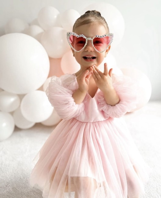 Przejdź do produktu Sukienka dla dziewczynki tiulowa różowa Tulle pink