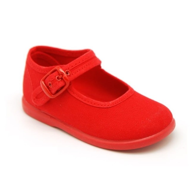 Przejdź do produktu BUTY BALETKI CZERWONE COTTON CANVAS