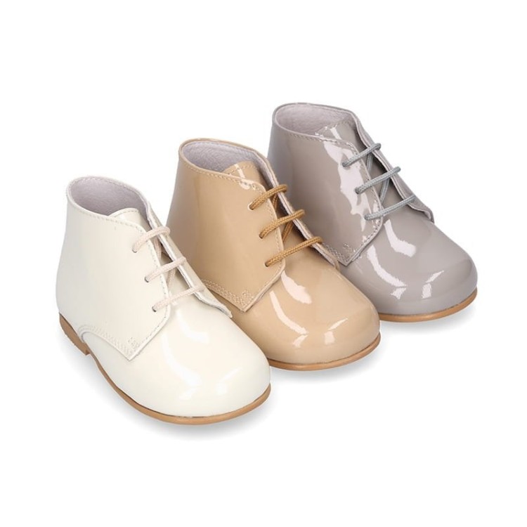 BUTY TRZEWIKI SKÓRA NATURALNA GREY