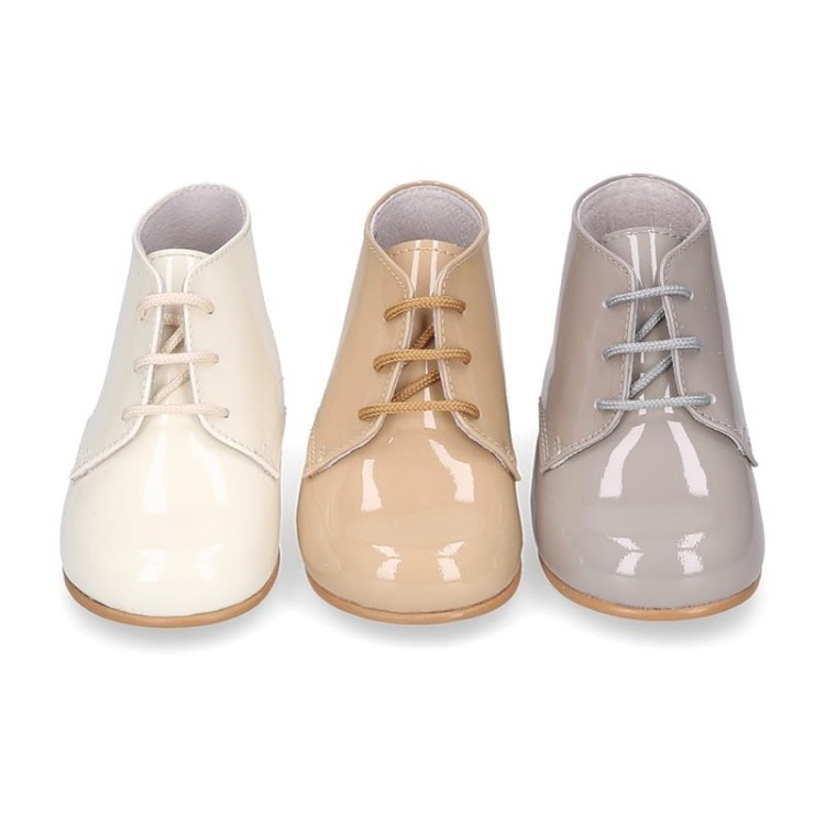 BUTY TRZEWIKI SKÓRA NATURALNA GREY