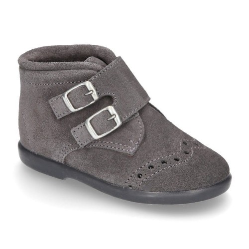 BOTKI OXFORD SZARE CLASSIC
