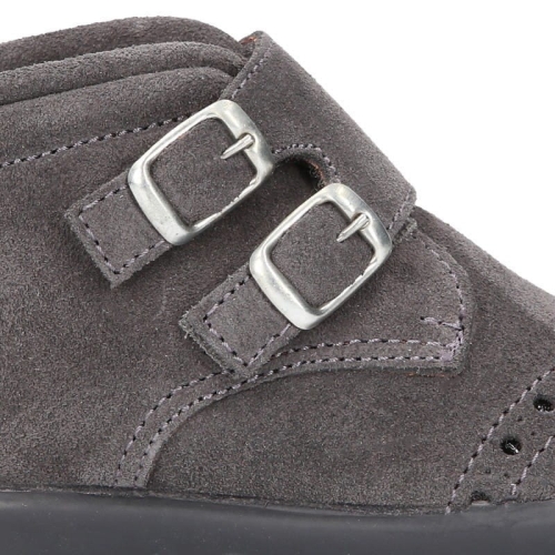BOTKI OXFORD SZARE CLASSIC