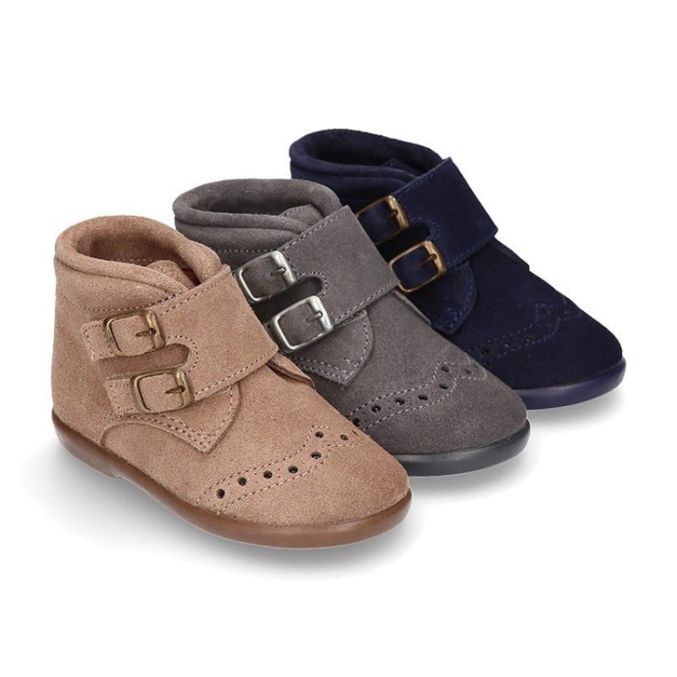 BOTKI OXFORD SZARE CLASSIC