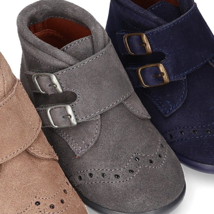 BOTKI OXFORD SZARE CLASSIC