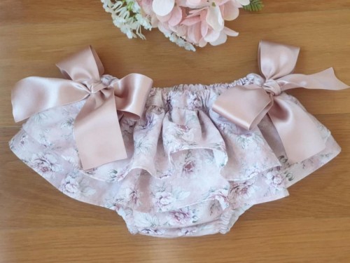 BLOOMERS DUSTY PINK BOWS