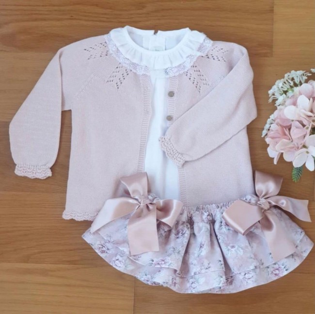 Przejdź do produktu BLOOMERS DUSTY PINK BOWS