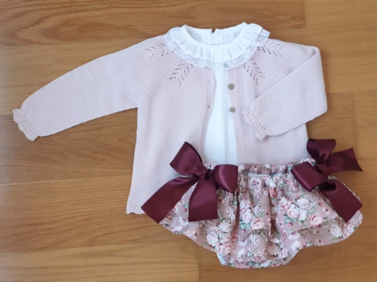 BLOOMERS BURGUNDY FLOWERS