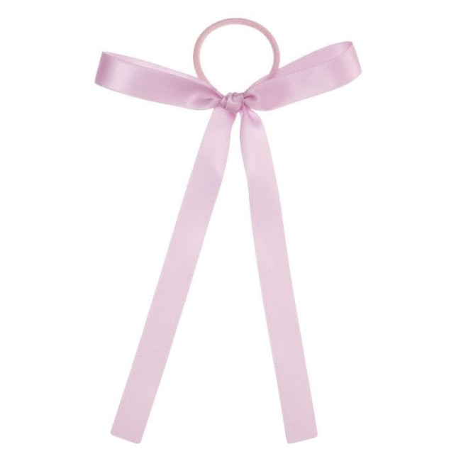 Przejdź do produktu Gumka satynowa długa kokardka Siena fuksja