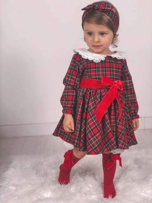 Przejdź do produktu Podkolanówki velvet kokarda czerwone Condor *550