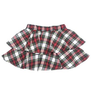 Spódniczka white krata tartan skirt dziecięca święta