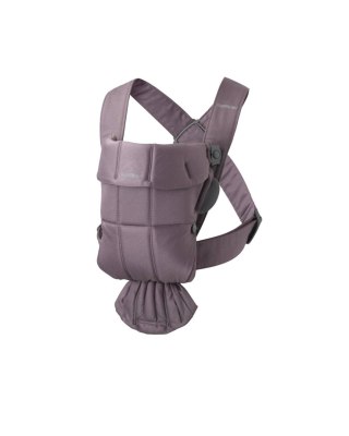 BABYBJORN MINI Cotton - nosidełko, Ciemnopurpurowy