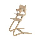 LEANDER - krzesełko do karmienia CLASSIC™, naturalne + barierka, naturalna + tacka, biała - ZESTAW